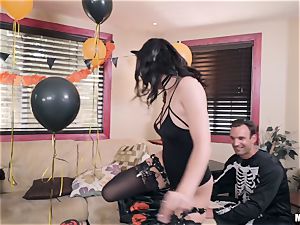 happy crazy screwing Halloween with mind-blowing Selena Stone