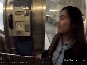 bitches ABROAD - spraying asian tourist romped stiff